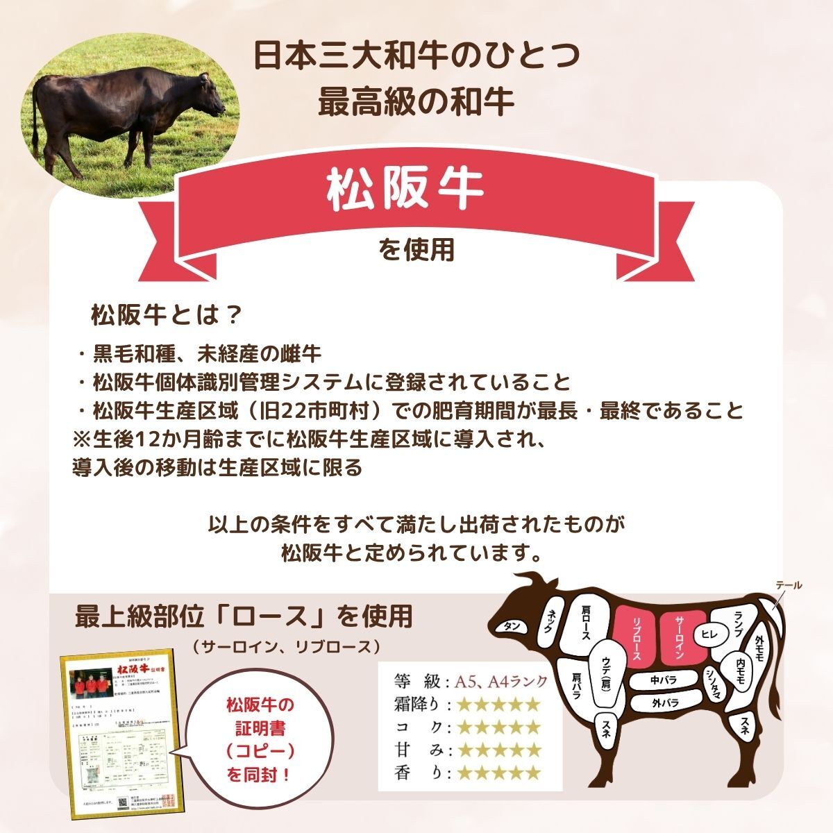誕生日 プレゼント ギフト 松阪牛　肉ケーキ 約500ｇ 2~3人前