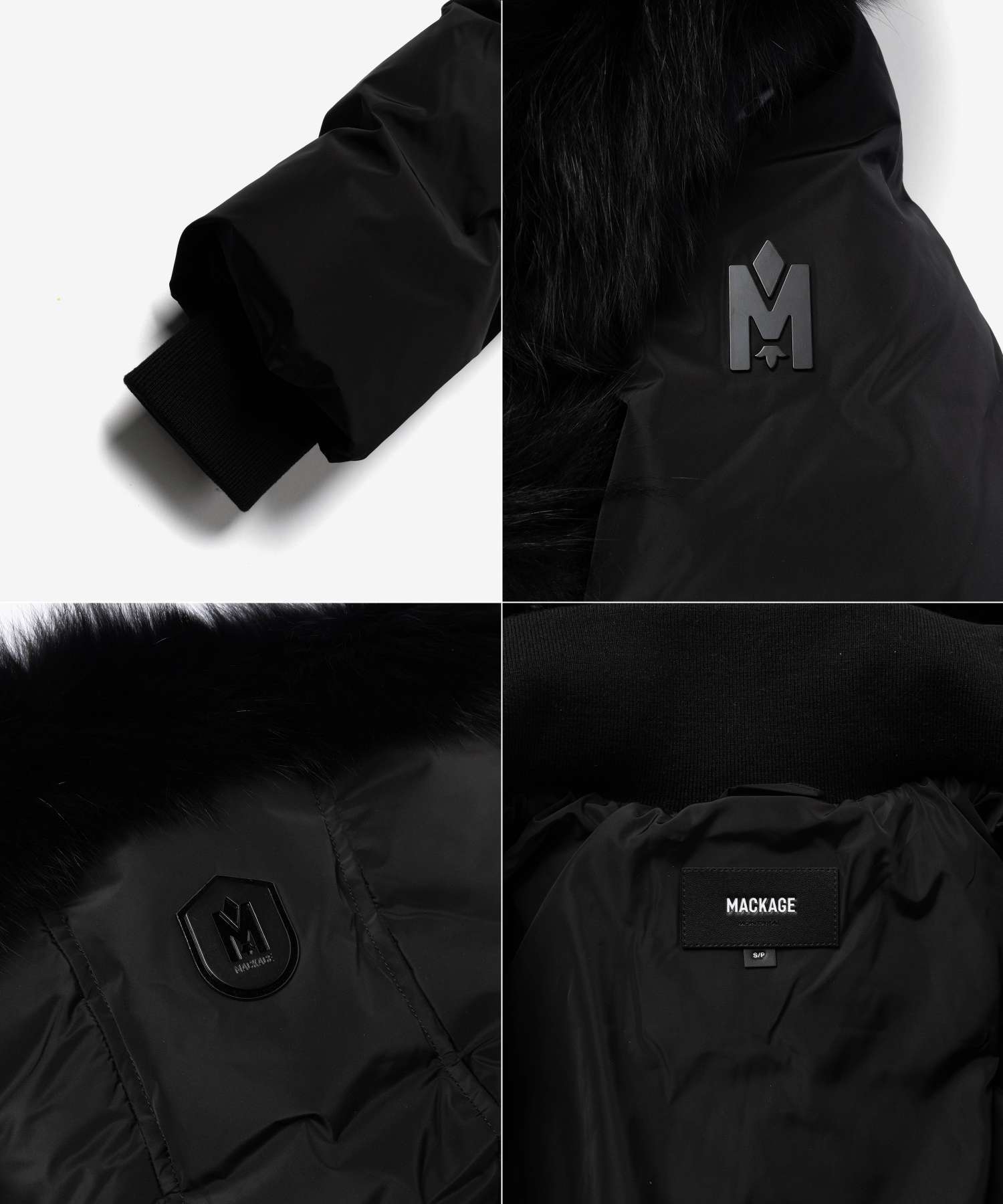 マッカージュ MACKAGE ADALI-BX HOODED DOWN COAT フーデッド ダウン コート ミドル丈 ダウンジャケット ファー レディース アウター