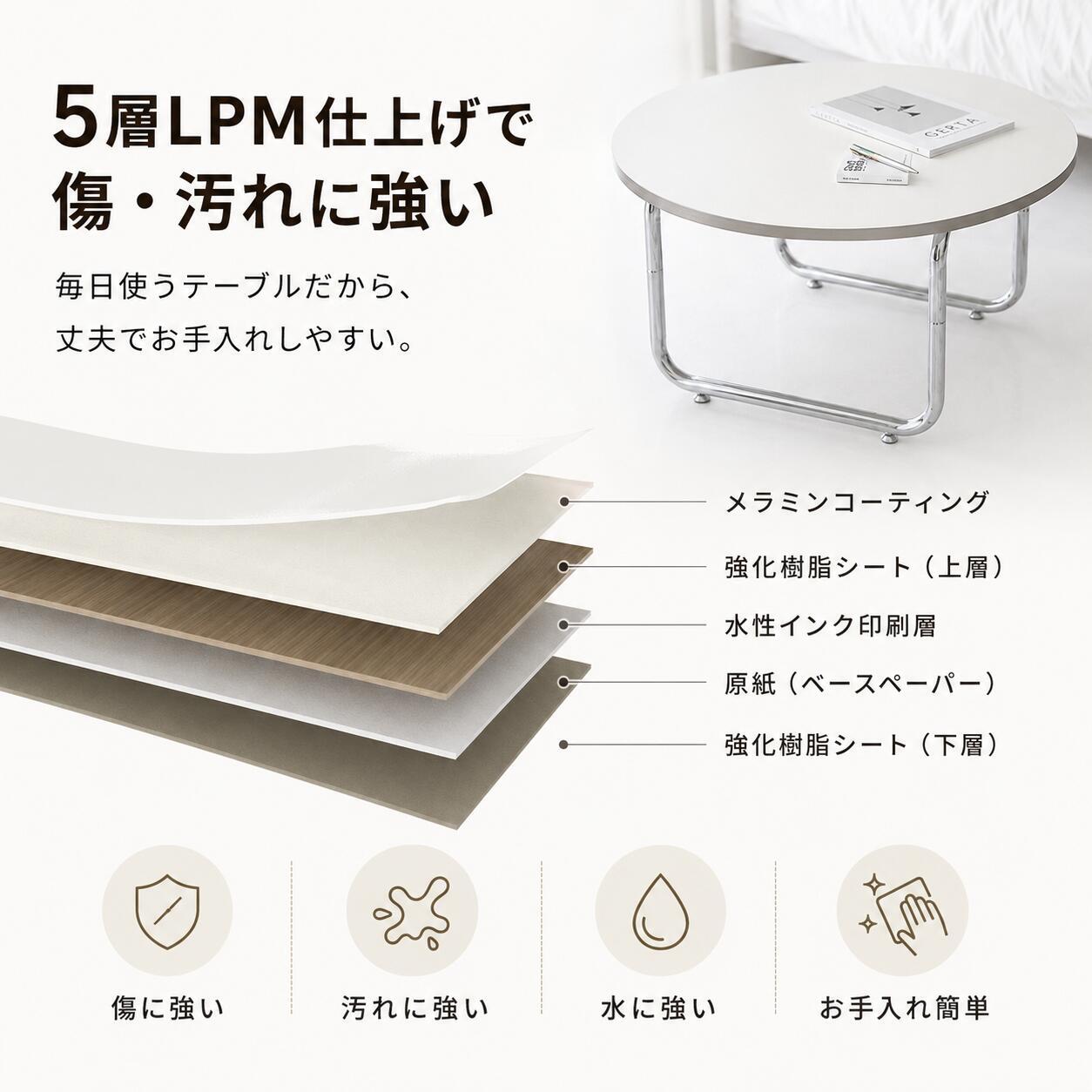 韓国風 カフェテーブル 円形 おしゃれ テーブル ダイニングテーブル 北欧 省スペース 白 かわいい 一人暮らし 女子部屋 丸テーブル 丸い シルバー コーヒーテーブル 1脚 1本足 カフェテーブル モルセラ 2サイズ ホワイト 幅80cm 幅60cm