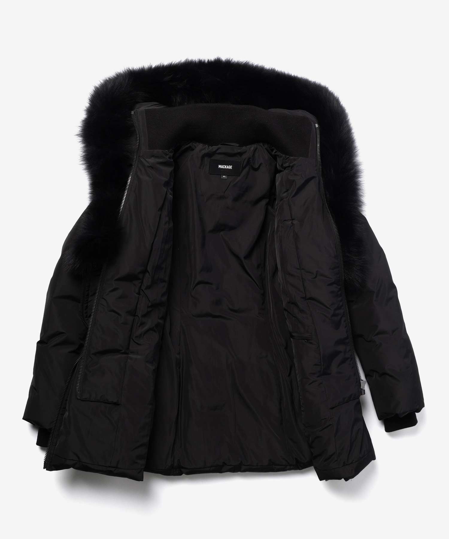 マッカージュ MACKAGE ADALI-BX HOODED DOWN COAT フーデッド ダウン コート ミドル丈 ダウンジャケット ファー レディース アウター