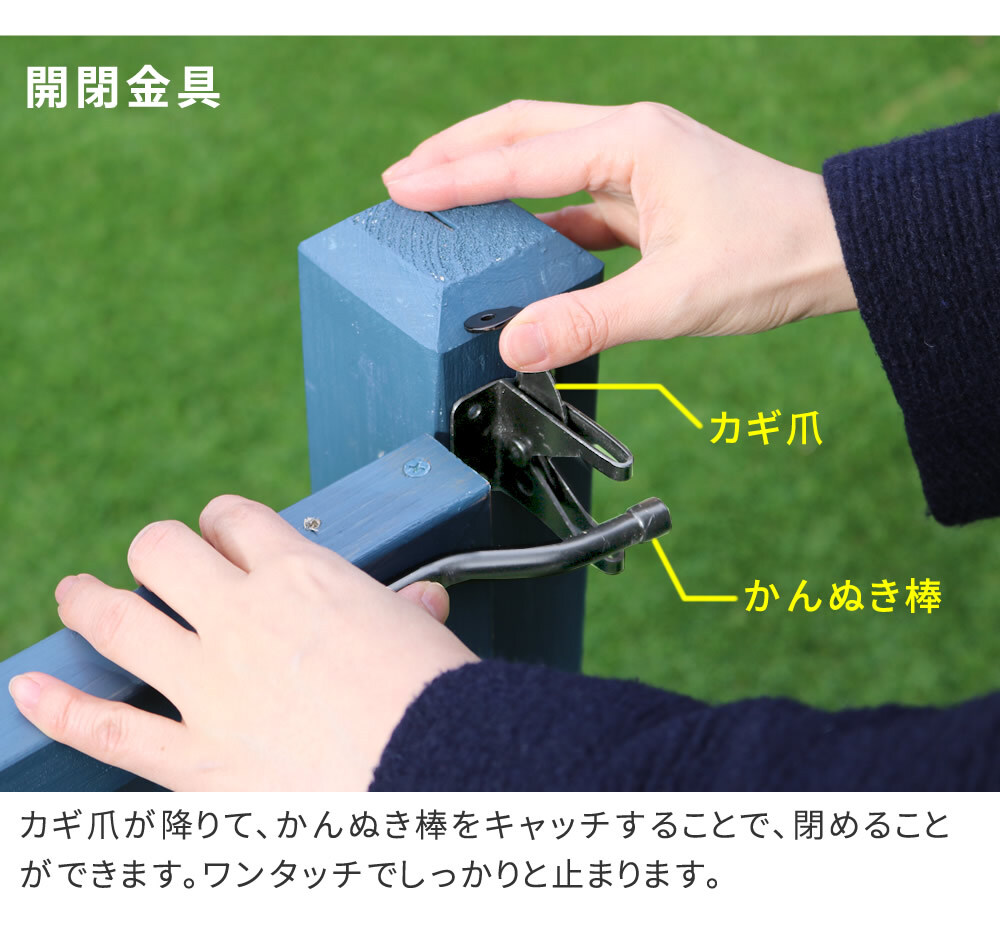 ガーデン エクステリア ラティス・フェンス用ゲート金具 20セット S-LVG4P-20P 新生活
