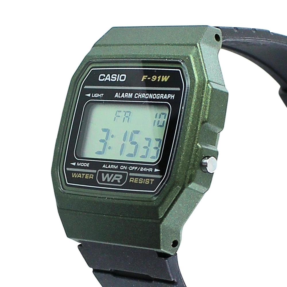 箱なし カシオ 腕時計 メンズ レディース CASIO デジタル カーキグリーン ブラック 軽量 薄型 レトロ スポーツ 海外モデル 逆輸入 ストップウォッチ アラーム LEDライト シンプル 誕生日 プレゼント ギフト 成人 卒業 入学