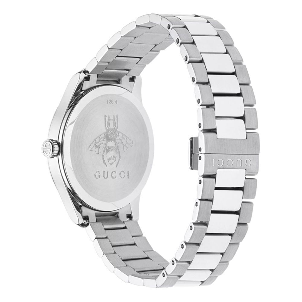グッチ 腕時計 メンズ レディース Gタイムレス 1本限り クオーツ 38mm シルバー 猫 キャット ビー 蜂 GUCCI G-Timeless スイス製 ユニセックス プレゼント ギフト 成人 卒業 入学