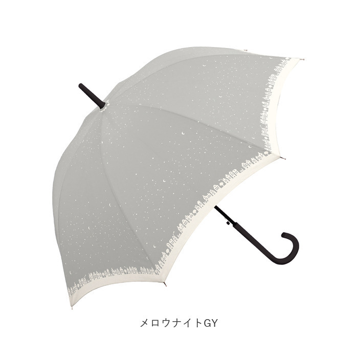 傘 レディース 長傘 ワンタッチ 通販 おしゃれ 雨傘 グラスファイバー骨 軽い 軽量 ジャンプ傘 58cm かわいい 丈夫 耐風 ドット 水玉 キャット 猫 かさ アンブレラ 長かさ 婦人傘 折れにくい