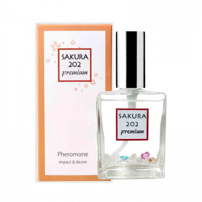フェロモン香水 SAKURA 202 プレミアム 30ml 無香料 ジェンダーレス フレグランス スプレー 恋愛運 パワーストーン配合 魅力アップ 男女兼用