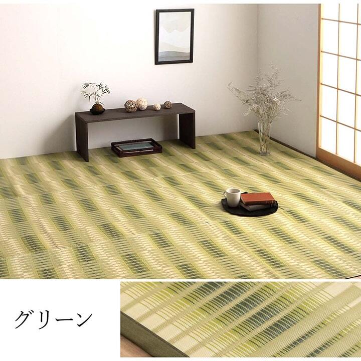ラグ カーペット 洗える ござ 日本製 国産 丈夫 除菌スプレー対応 敷詰 敷物 アウトドア レジャー ペット 江戸間4.5畳（約261×261cm）