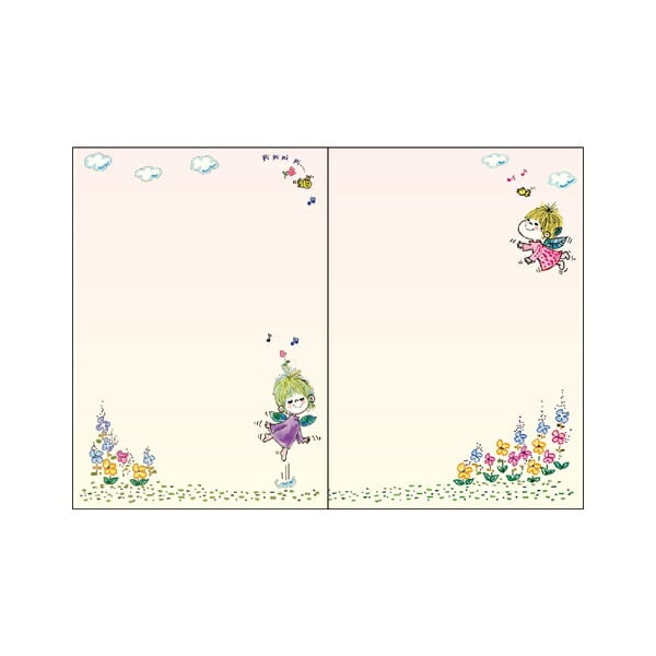 水森亜土 2027年 手帳 月間B6 (ピンク) スケジュール帳 文具 《10月はじまり》 日本製