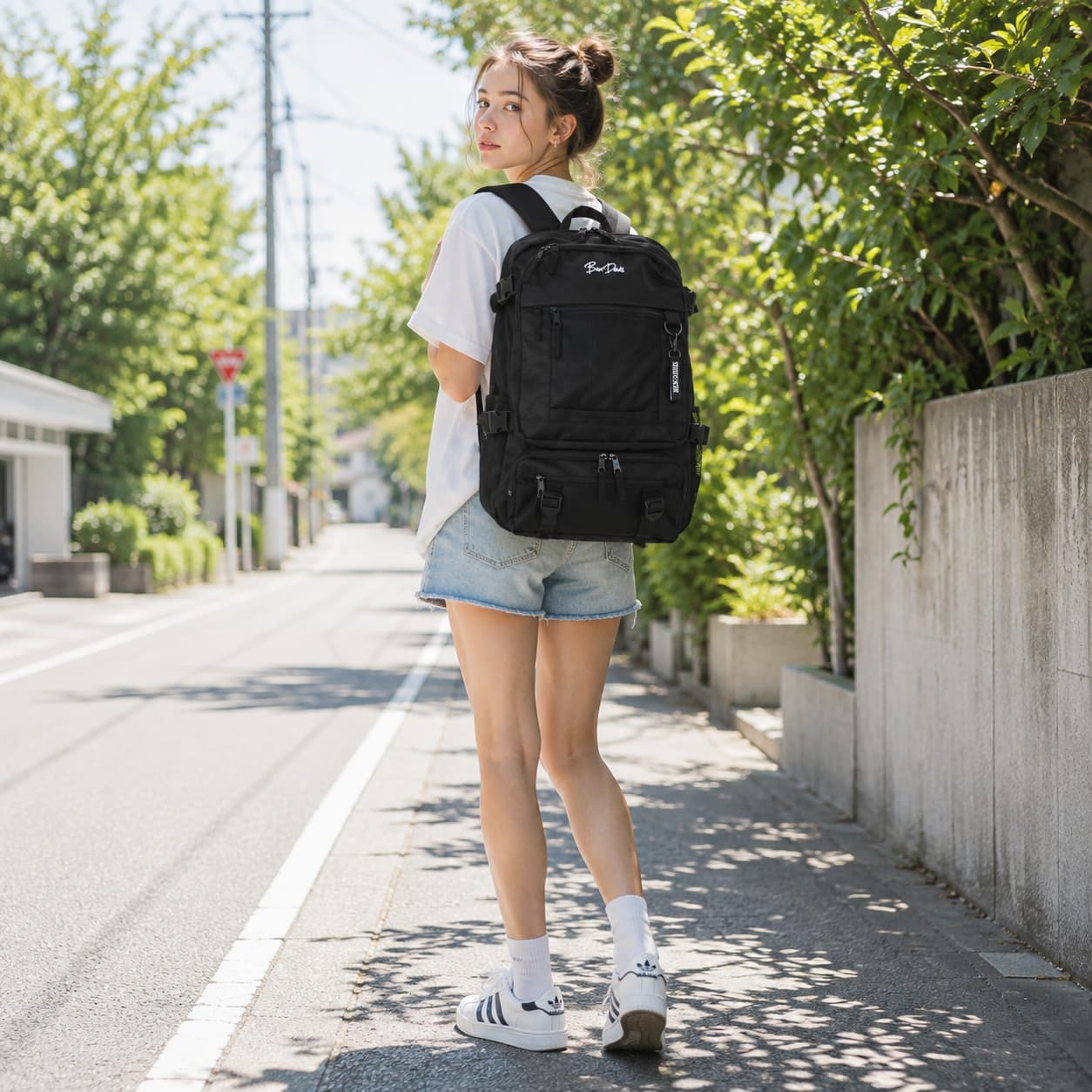 BENDAVIS MESH DAYPACK リュック 大容量 リュックサック かばん 通学 学生 中学生 高校生 普段使い レディース メンズ ギフト プレゼント ブラック bdw8321