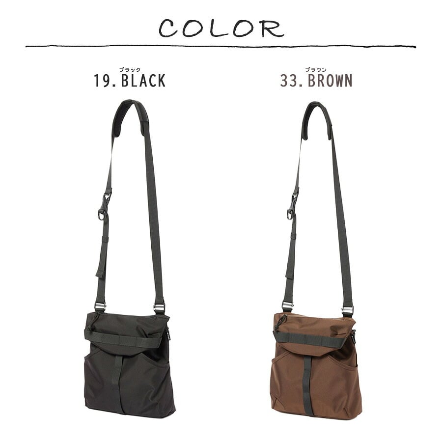 snowpeak Recycled Cordura Shoulder Bag ショルダーバッグ 斜め掛け 普段使い 使いやすい シンプル レディース メンズ ギフト プレゼント ブラック bb26su015