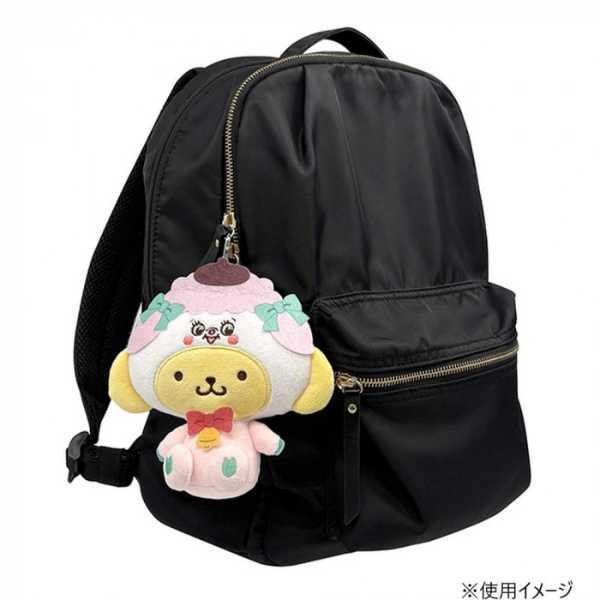 パスケース リール付き ポムポムプリン サンリオ SWIMMER コラボ ぬいぐるみ かぶりもの 定期入れ ICカードケース 小物入れ ポーチ キャラクター グッズ かわいい プレゼント サンリオ正規ライセンス品