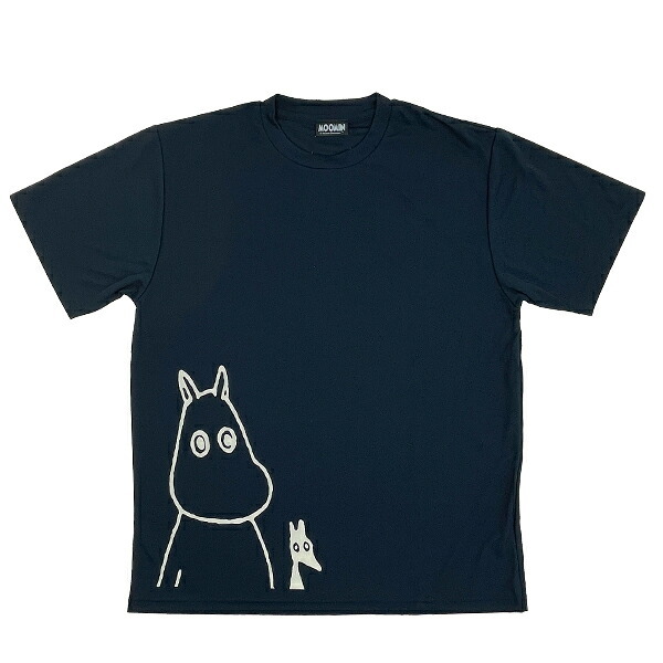 ムーミン リラックスドライTシャツ ネイビー アパレル MOOMIN