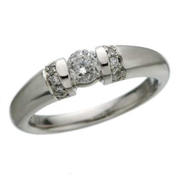 指輪 リング ダイヤモンド 0.28ct プラチナ Pt900 17号 レディース ジュエリー アクセサリー ダイヤ シンプル 上品 華やか ギフト プレゼント 記念日 誕生日