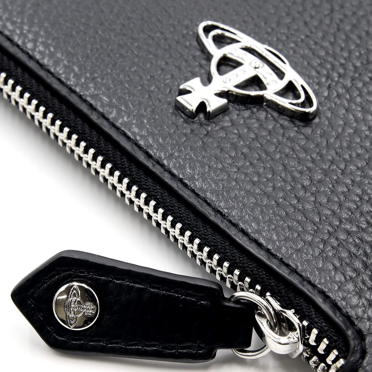 ヴィヴィアンウエストウッド 財布 フラグメントケース メンズ レディース Vivienne Westwood 51110039 S000D PF N403 ブラック RE-VEGAN カードケース コインケース 小銭入れ オーブ ロゴ 薄型 ミニ財布