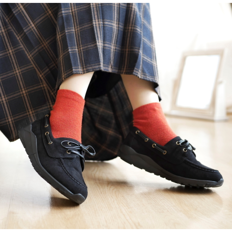 Hashed coorde スニーカー ローファー スニーファー レディース モカシン レースアップ 軽量 3E相当 フラットソール 屈曲 通勤 通学 誕生日 結婚記念日 母 妻 祖母 娘 父 夫 祖父 息子 友達 親戚 兄弟 父の日 母の日 クリスマス ホワイトデー 卒業 入学 バレンタインデー ラッピング ギフト