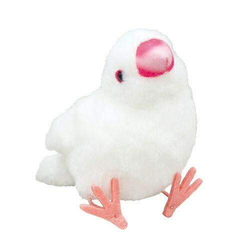 吉徳 ことりのね ぬいぐるみ 白文鳥 180095 小鳥 文鳥 グッズ リアル 可愛い ふわふわ 手のりサイズ インテリア 雑貨 ギフト プレゼント おもちゃ 人形