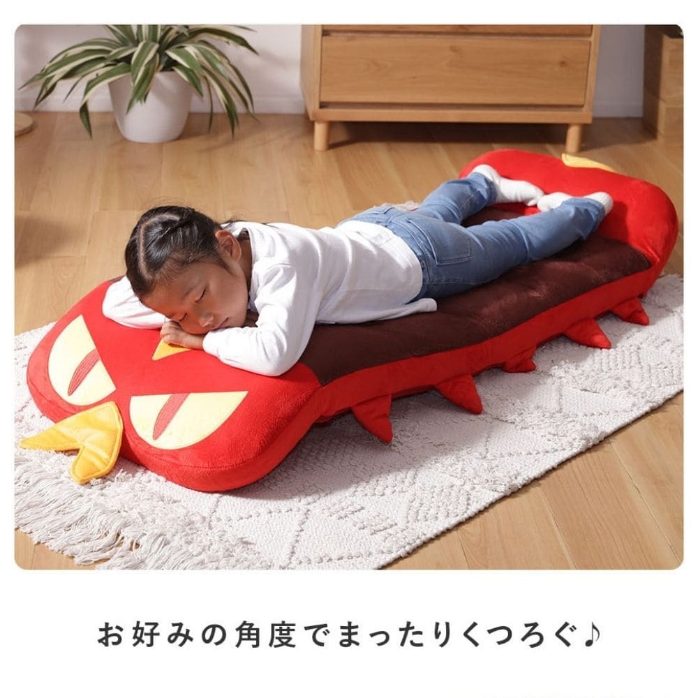 ポケモン ヤクデ座椅子 ヤクデ座椅子 キャラクター座椅子 座椅子 リクライニング座椅子 フロアチェア リラックスチェア かわいい家具 子供部屋家具 リビング家具 インテリア雑貨 キャラクター家具 ゲームチェア 読書チェア スウェード調 42段階リクライニング コンパクト