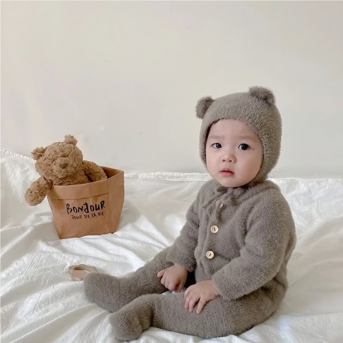 kuma body suit【2点セット】【出産祝い】【誕生日】 記念日 ギフト プレゼント