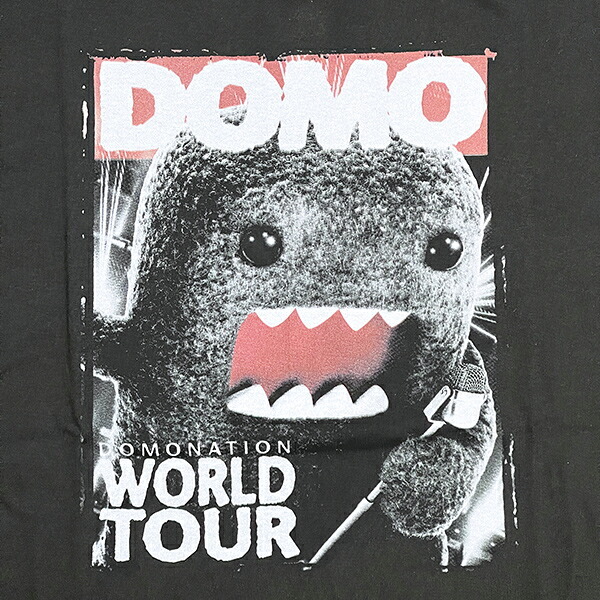 どーもくん WORLD TOUR Tシャツ(M) ブラック アパレル NHK