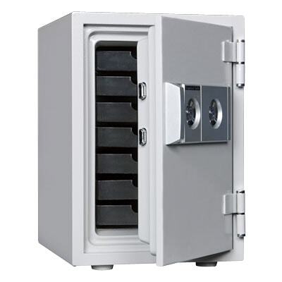 ダイヤセーフ 家庭用耐火金庫 2キータイプ A4 DW50-7 容量25L