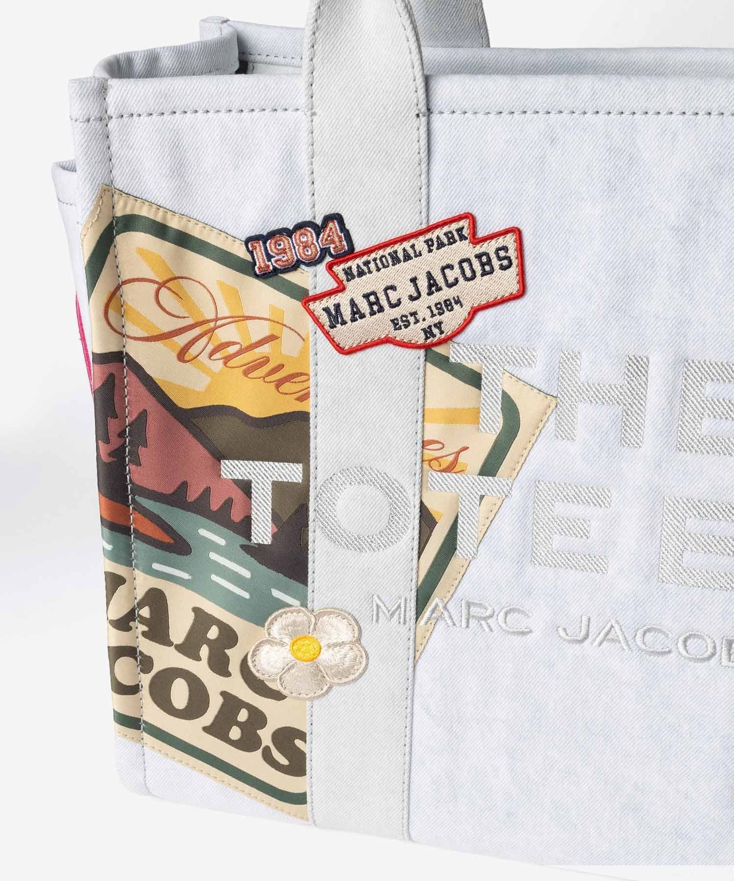 マークジェイコブス MARC JACOBS THE CAMP PATCHWORK DENIM LARGE TOTE BAG ザ キャンプ パッチワーク デニム ラージ トート バッグ 2P6HTT007H02 レディース バッグ