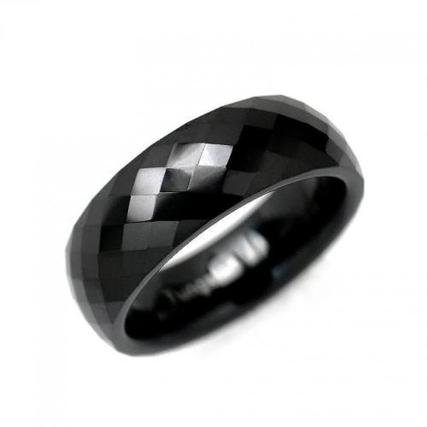 【レーザー刻印対応】金属アレルギーに優しい ミラーカット 6mm リング 指輪 1本 レーザー刻印対応 名入れ レディース メンズ マリッジリング ペアリング （1710081）