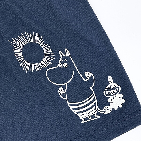 ムーミン ＆リトルミイ リラックスドライパンツ ネイビー アパレル MOOMIN
