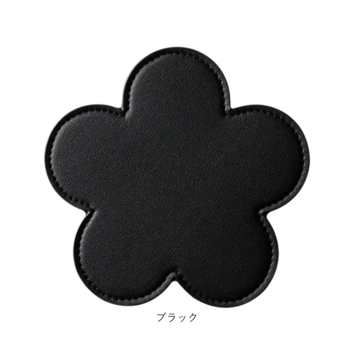 コースター 木製 通販 PUレザーコースター コップ敷き 花 敷物 茶托 茶たく お茶 カフェ コーヒー 雑貨 食器 来客用 おもてなし 耐熱 シンプル モダン おしゃれ キッチン雑貨 テーブルウェア かわいい