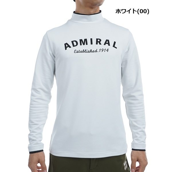 アドミラル ゴルフ メンズ 裏起毛 モックネックシャツ ADMA494 秋冬モデル お誕生日祝い お祝い 記念品 お父さん 父の日 彼氏 男性 30代 40代 50代 60代  還暦祝い 敬老の日 人気プレゼント プレゼント