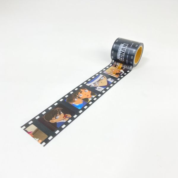 名探偵コナン 養生テープ 場面写A テープ YOJO マスキングテープ 文具 ブラック グッズ