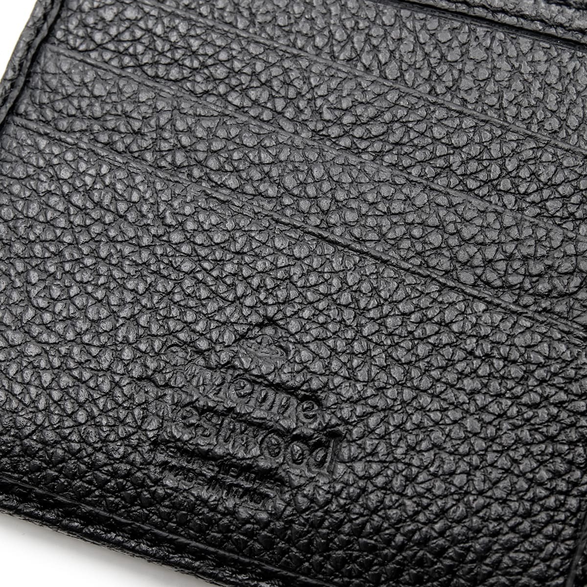 ヴィヴィアンウエストウッド 財布 メンズ 二つ折り財布 Vivienne Westwood 51120008 L001J LA N401 ブラック 黒 グレインレザー 本革 小銭入れなし コンパクト オーブ ロゴ 札入れ ギフト プレゼント