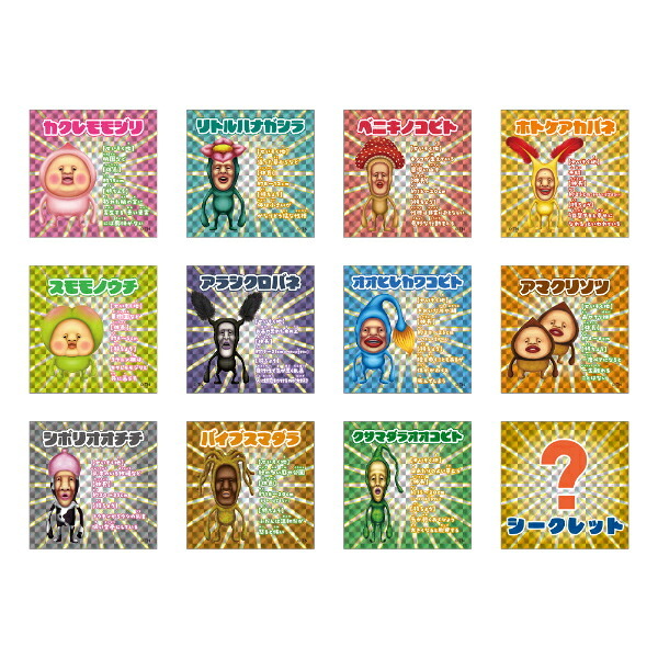 こびとづかん シークレットホログラムステッカー 全12種 コンプリートBOX 文具