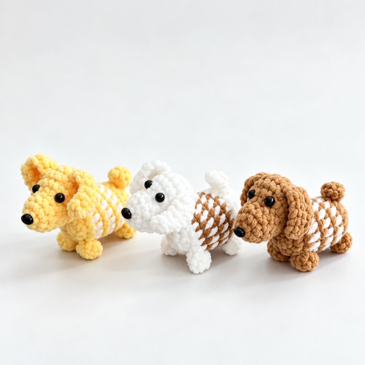 犬チャーム 毛糸 ハンドメイド風 ぬいぐるみ キーホルダー ミニわんこ バッグ飾り かわいい アクセサリー 小物 誕生日 記念日 プレゼント ギフト