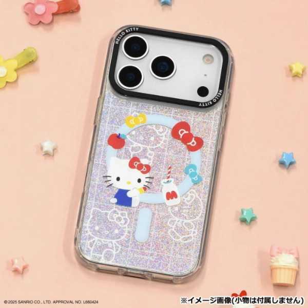 iPhone17 Pro ケース ハローキティ MagSafe 対応 サンリオ キャラクター スマホケース TPU クリア 耐衝撃 ストラップホール付き おしゃれ かわいい サンリオ正規ライセンス品