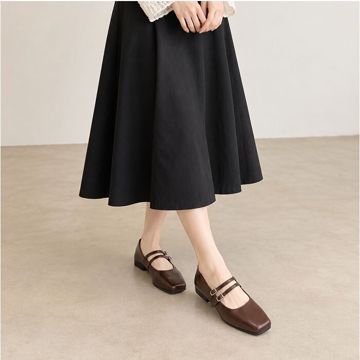 パンプス レディース 通販 ローヒール フラットシューズ ぺたんこ 靴 柔らかい 痛くない ローヒールパンプス スクエアトゥ シューズ 歩きやすい シンプル カジュアル おしゃれ オシャレ きれいめ 上品 ナチュラル 通勤 ビジネス オフィス 母の日 立ち仕事