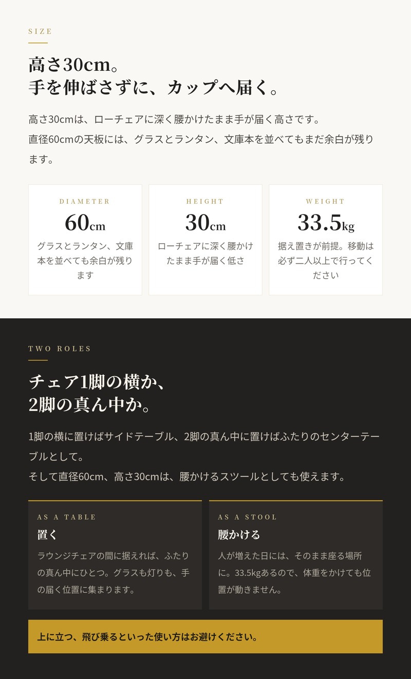 ガーデンテーブル 屋外 コンクリート スツール 円形 直径60cm 高さ30cm クレタス ドリスワイド マットブラック CRETUS スペインデザイン サイドテーブル テラス ウッドデッキ 庭 おしゃれ モダン デザイナーズ 業務用 店舗 雨ざらし