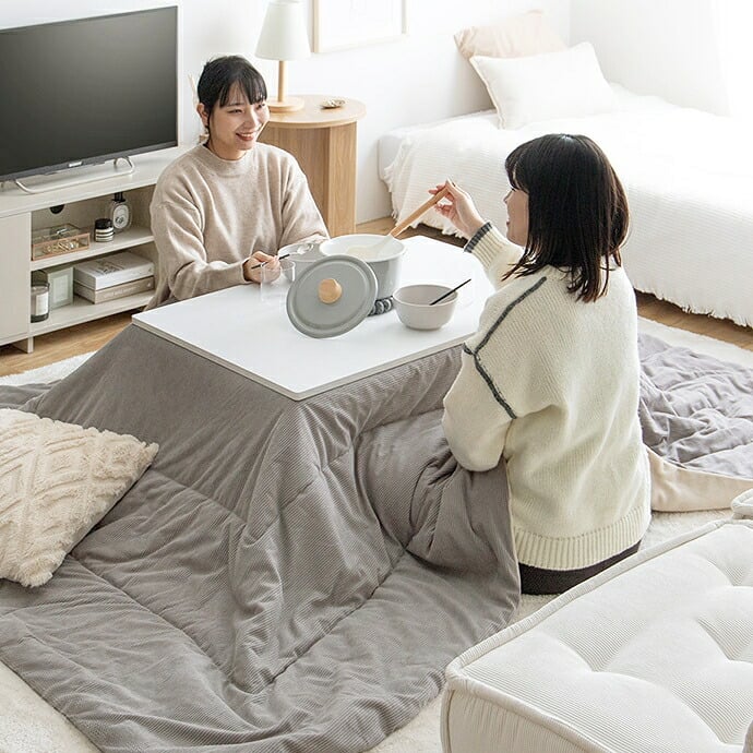 こたつ布団 コタツ布団 炬燵布団 長方形 コーデュロイ リバーシブル 毛布 こたつ掛け布団 薄掛け 軽量 丸洗い 洗濯可 洗える 上掛け リビング ダイニング 一人暮らし 省スペース コンパクト フランネル ふかふか 170cm 190cm ポリエステル