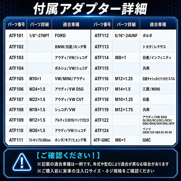 オイルチェンジャー ATFチェンジャー エア式 10L 22個のアダプター付き 圧力計 安全弁つき トランスオイルチェンジャー ミッション エンジン 自動車整備 メンテナンス ガレージ ピット 車検 普通車 トラック 新商品 新発売