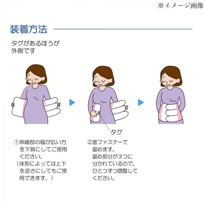 ソフラグランゼ マタニティ 腹帯 LL 040835 産前 産後 妊婦帯 綿混 セパレートタイプ 伸縮性 骨盤ケア 体型補正 面ファスナー ワンタッチ 着脱簡単 腹巻 マタニティベルト