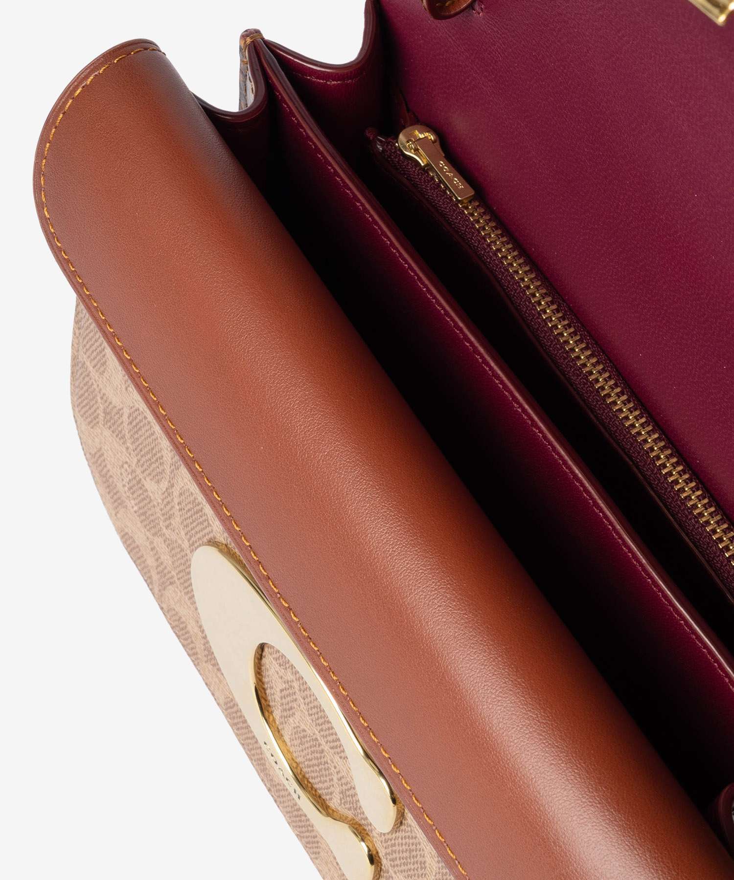 コーチ COACH IDOL BAG アイドル バッグ シグネチャー キャンバス スネークスキン ディテール CM551 ショルダーバッグ ハンドバッグ レディース バッグ