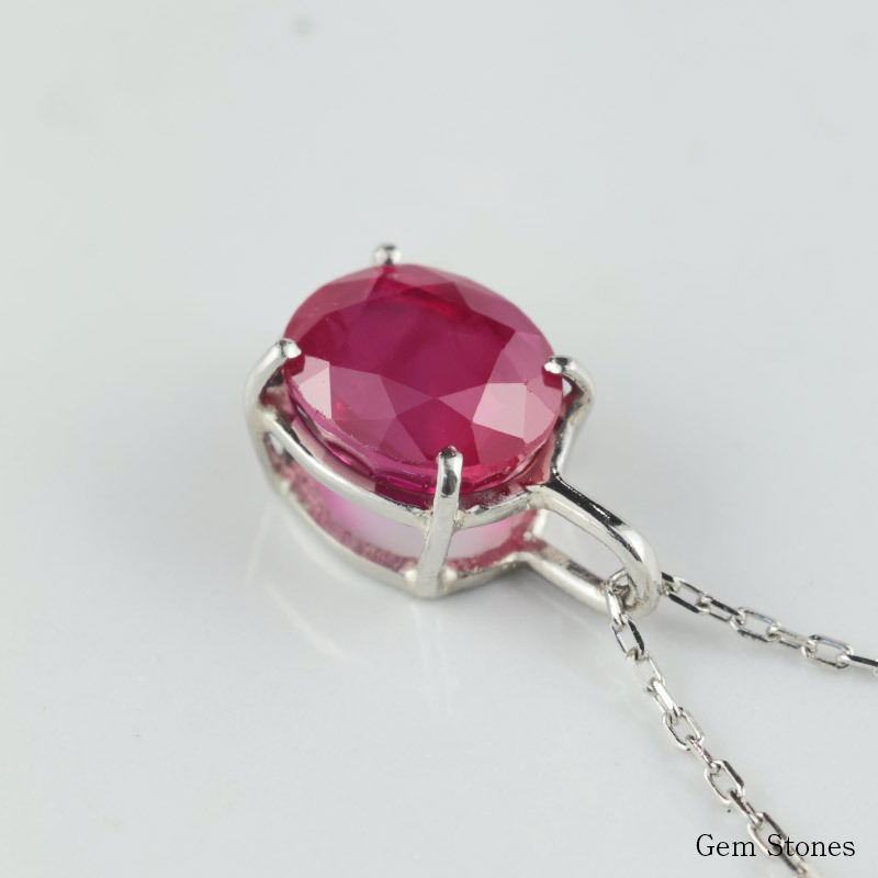 上質 ルビー 1.071ct ネックレス ペンダント プラチナ Pt900 850 ルビーネックレス 一粒 レディース シンプル 可愛い 赤 レッド  Drops