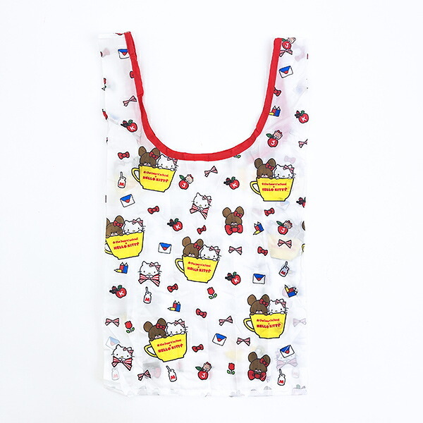 サンリオ ハローキティ ×くまのがっこう ぬいぐるみエコバッグ Sanrio