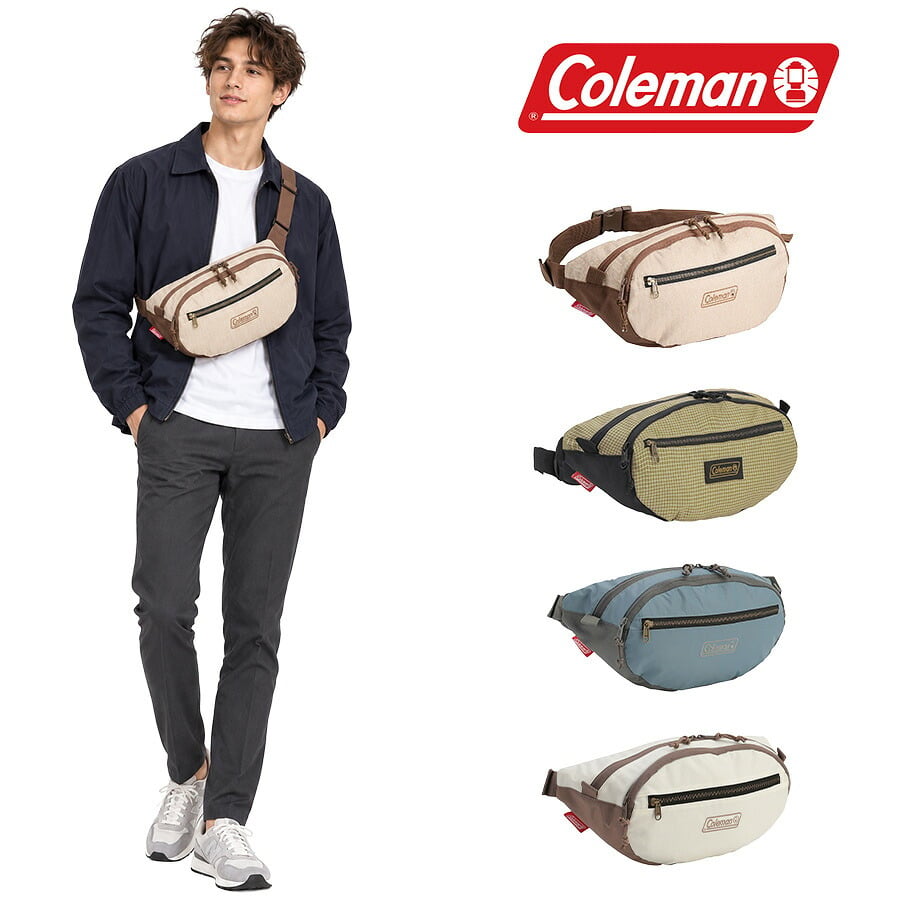 Coleman コールマン ボディバッグ ウエストバッグ 斜め掛け ウォーカーウエスト5  ユニセックス 男女兼用 普段使い 使いやすい コンパクト