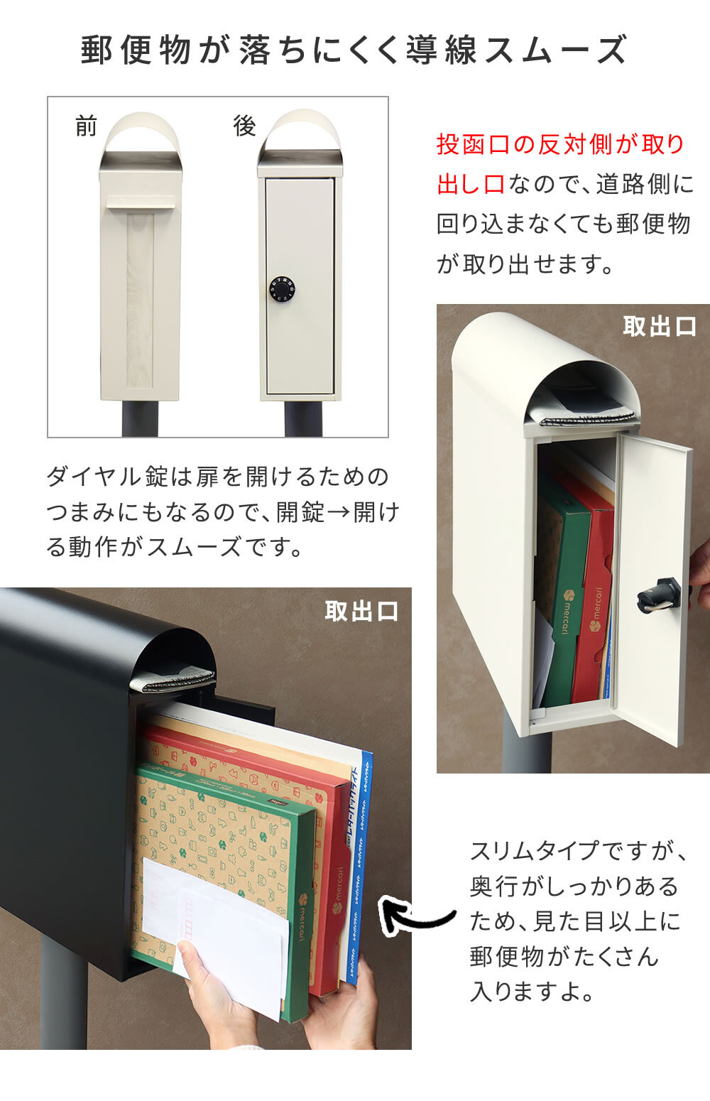 ガーデン エクステリア スタンドポスト Skinny スキニー PST-009 新生活
