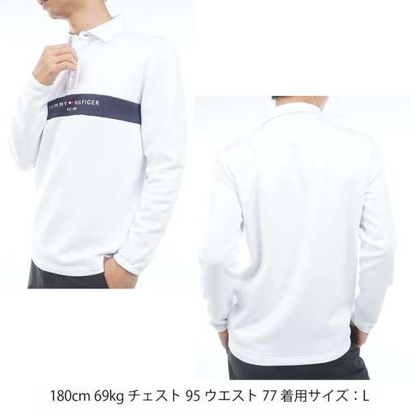 トミーヒルフィガー ゴルフ メンズ スムース裏起毛 長袖台衿付きシャツ TOMMY HILFIGER THMA683 2026年秋冬モデル お誕生日祝い お祝い 記念品 お父さん 父の日 彼氏 男性 30代 40代 50代 60代  還暦祝い 敬老の日 人気プレゼント プレゼント