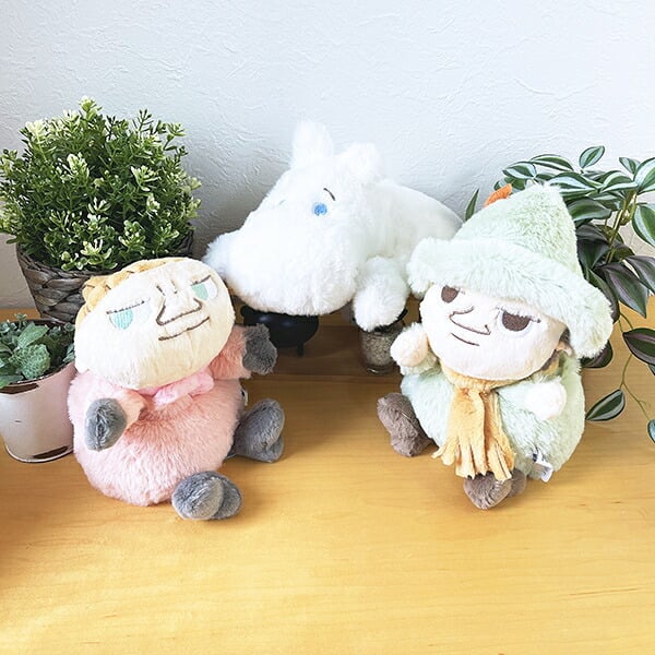 ムーミン くたっとびよりミニクッション ぬいぐるみ りぶはあと MOOMIN