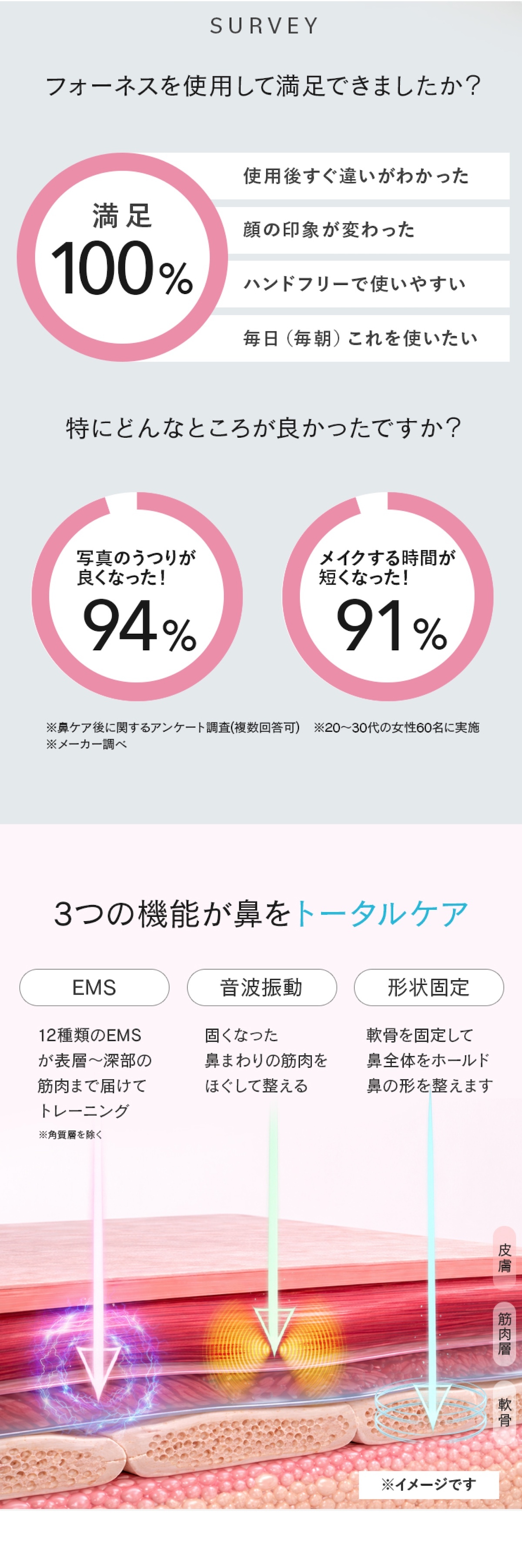 通販王 がっちりマンデー で紹介！正規品 鼻専用 EMS 美顔器 LUXCEAR Fornez 通販王 ルクセア フォーネス ノーズクリップ 鼻 高く ケア EMS 鼻矯正 Eライン 鼻クリップ 鼻プチ 美鼻 ノーズアップピン 鼻高 ヒルナンデス