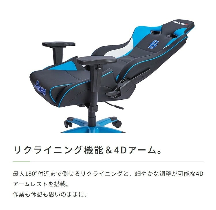 オフィスチェア AKRacing(エーケーレーシング) Pro-X V2 Dragons(中日ドラゴンズモデル) 日本プロ野球 ゲーミング 4Dアジャスタブルアームレスト ヘッドレスト ランバーサポート オフィス Pro-XV2Dragons ウレタン 新生活