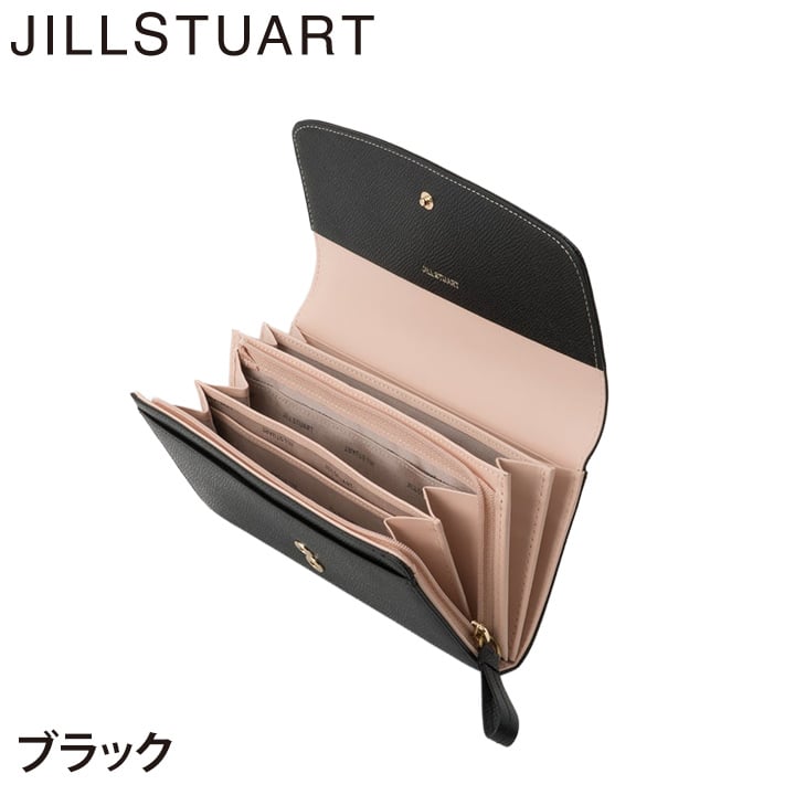 ジル スチュアート 財布 長財布 レディース 牛革 Honey かぶせ リボン 大容量 ギフト JILL STUART