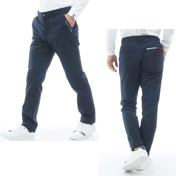 トミーヒルフィガー ゴルフ メンズ ベーシック テーパードパンツ TOMMY HILFIGER GOLF THMA665 2026年秋冬モデル お誕生日祝い お祝い 記念品 お父さん 父の日 彼氏 男性 30代 40代 50代 60代  還暦祝い 敬老の日 人気プレゼント プレゼント