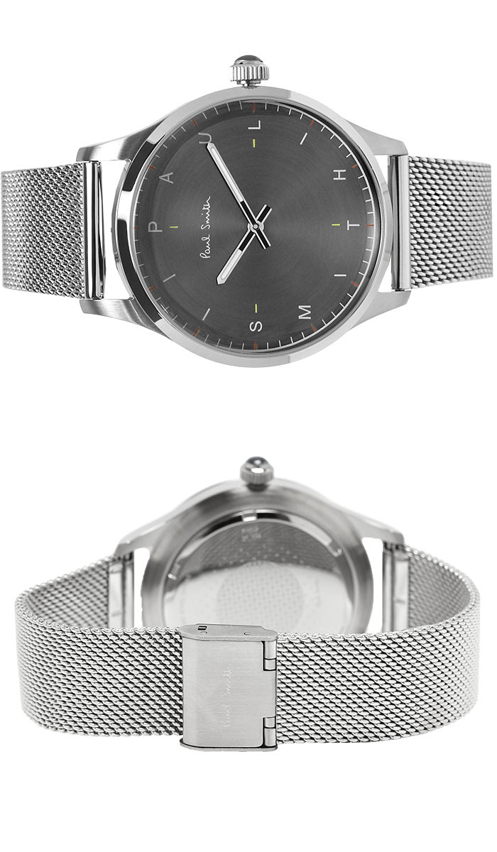ポールスミス Paul Smith 腕時計 メンズ 41mm ステンレス クラシック ブランド 人気 ウォッチ ギフト プレゼント テンポ TEMPO グリーン グレー シルバー